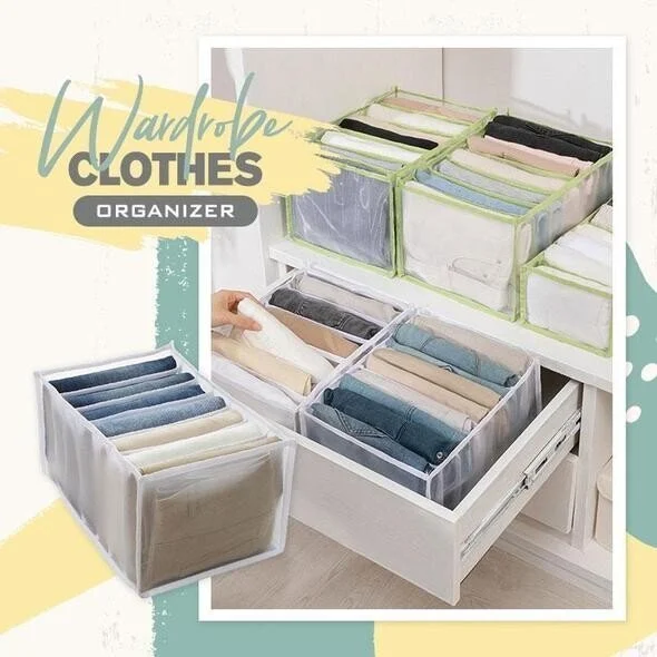 🔥Christmas Sale - 49% OFF🔥Wardrobe Clothes Organizer and Storage Baskets -  Buy 6+ Get Extra 20% OFF & Free shipping