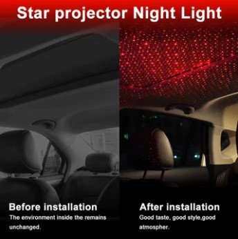 【🔥Last Day 49% Off🔥】Plug and Play - Car and Home Ceiling Romantic USB Night Light!