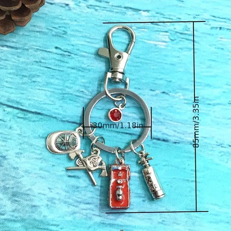 Firefighter Keychain