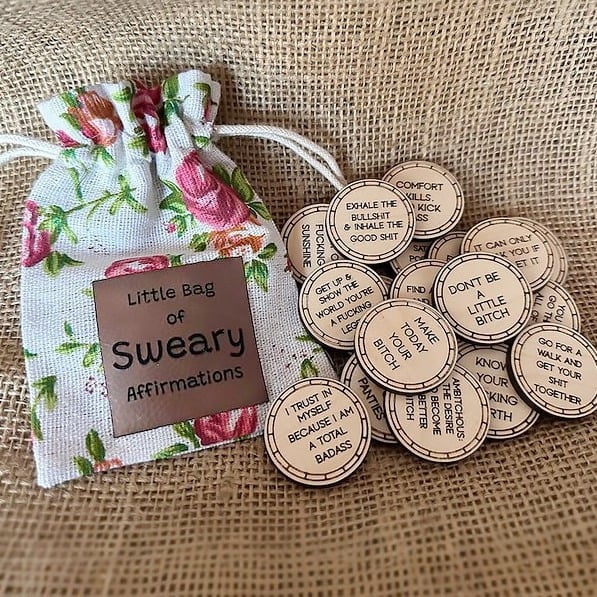 Sweary Affirmations Tokens
