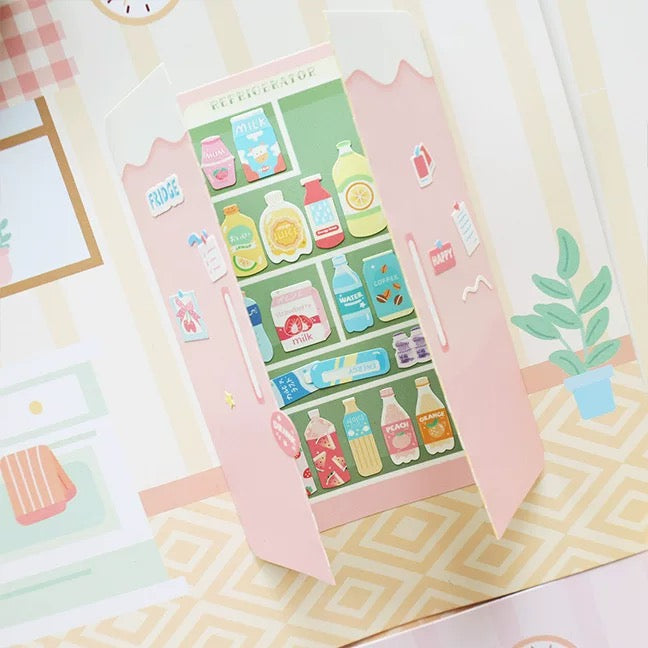 Refrigerator Organization Sticker Playset