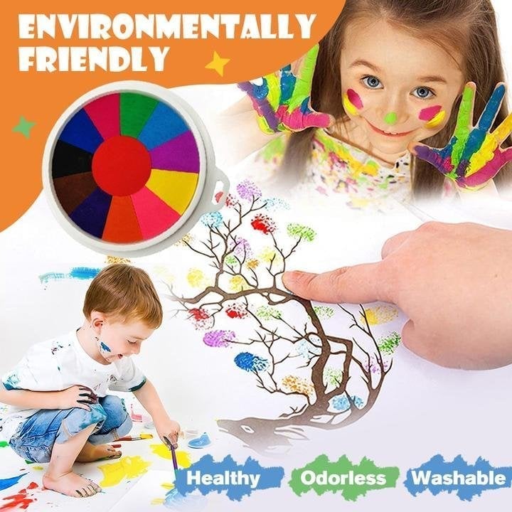 (🎄EARLY CHRISTMAS SALE - 50% OFF) 🎁Fun Finger Painting Kit🎨Enhances Children's Creation