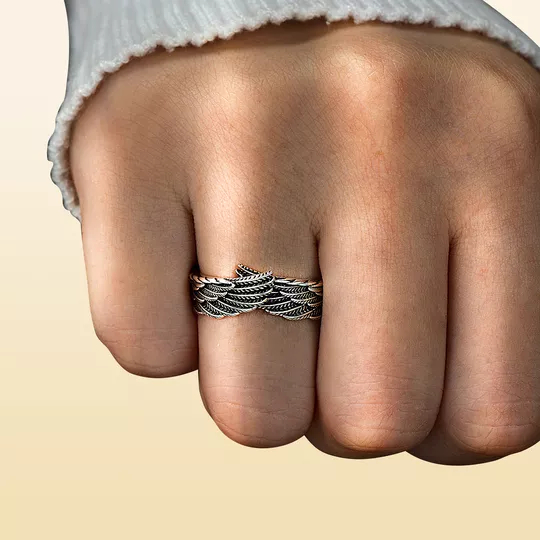 💕Mother's Day Pre- Adjustable Guardian Angel Wings Ring