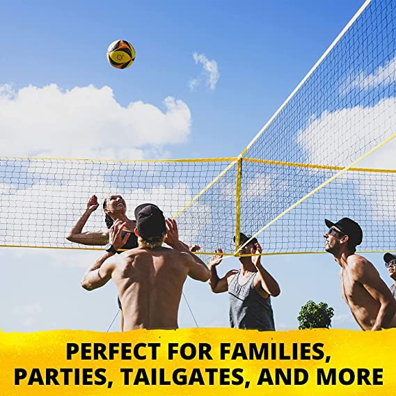 🔥Summer Hot Sale 50% OFF🏄‍♂4-Way Volleyball Net Game Set✈LIMITED FREE SHIPPING