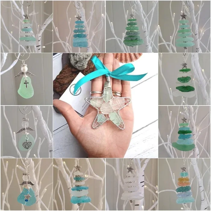 🔥Clearance Sale - 50% OFF 🎄2023 Sea Glass Christmas Tree Ornament