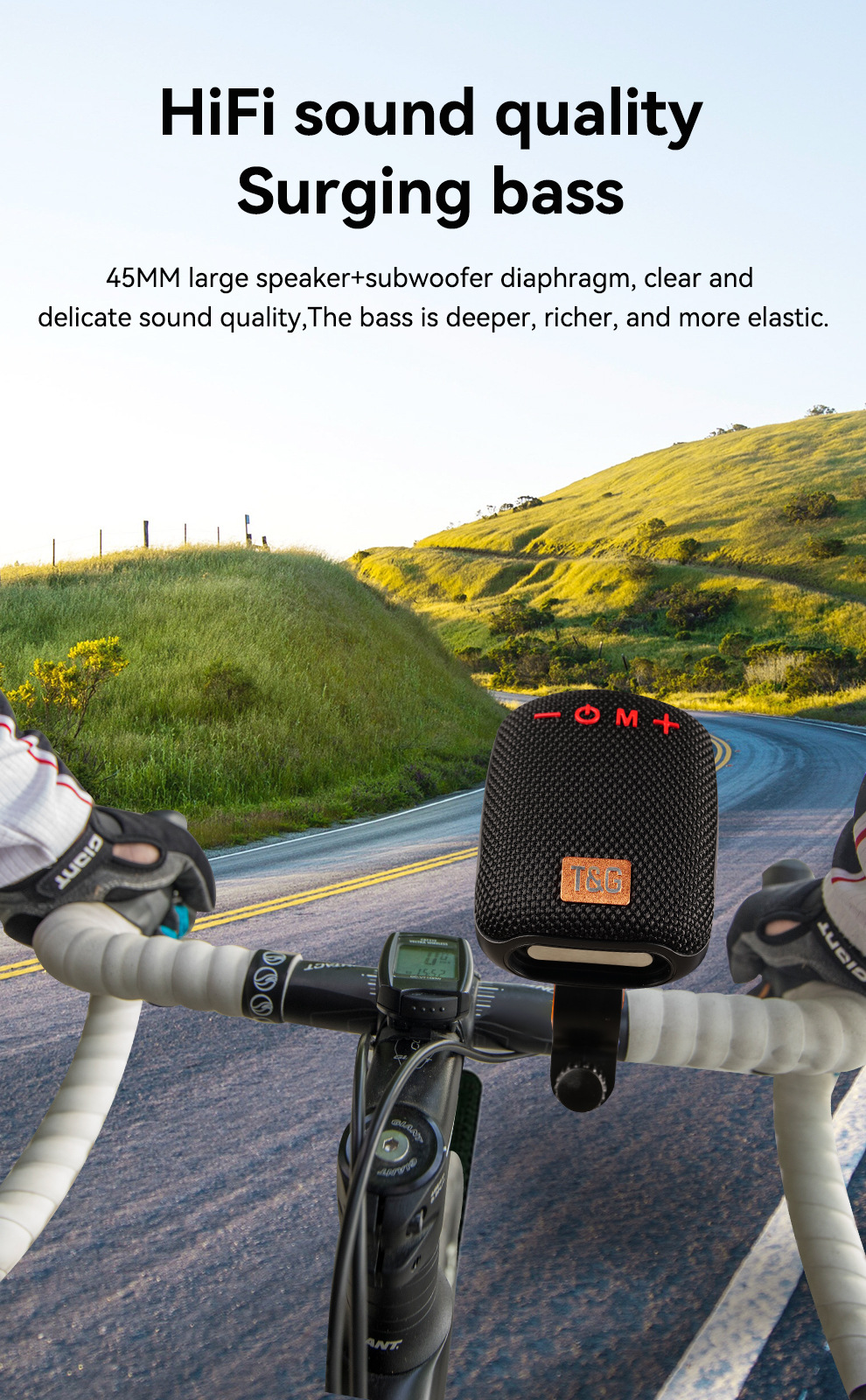 🔥Last Day Promotion 70% OFF🔥Portable Cycling Waterproof Bluetooth Speaker