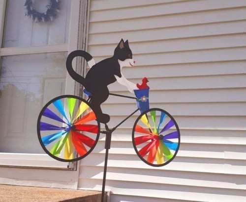 🔥Last Day Promotion 48% OFF-🎁-CAT BICYCLE WIND SPINNER