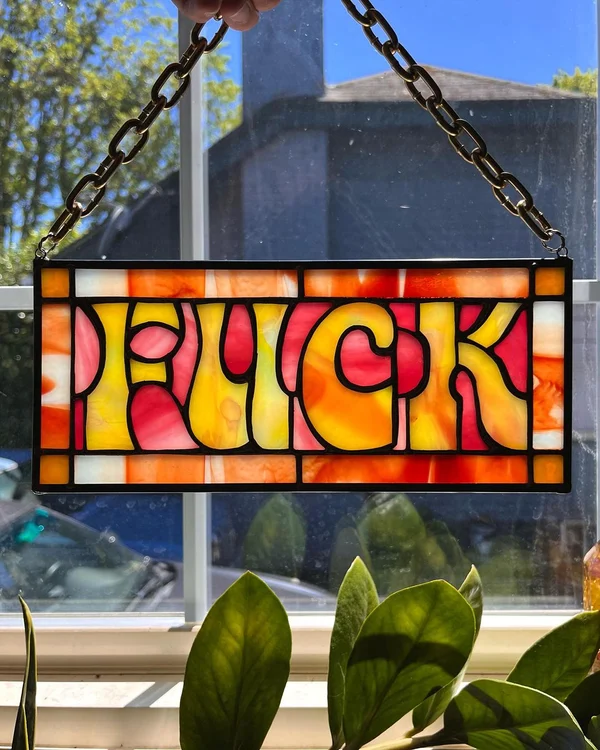 🔥Last Day Sale - 60% OFF🎁F*CK Suncatcher