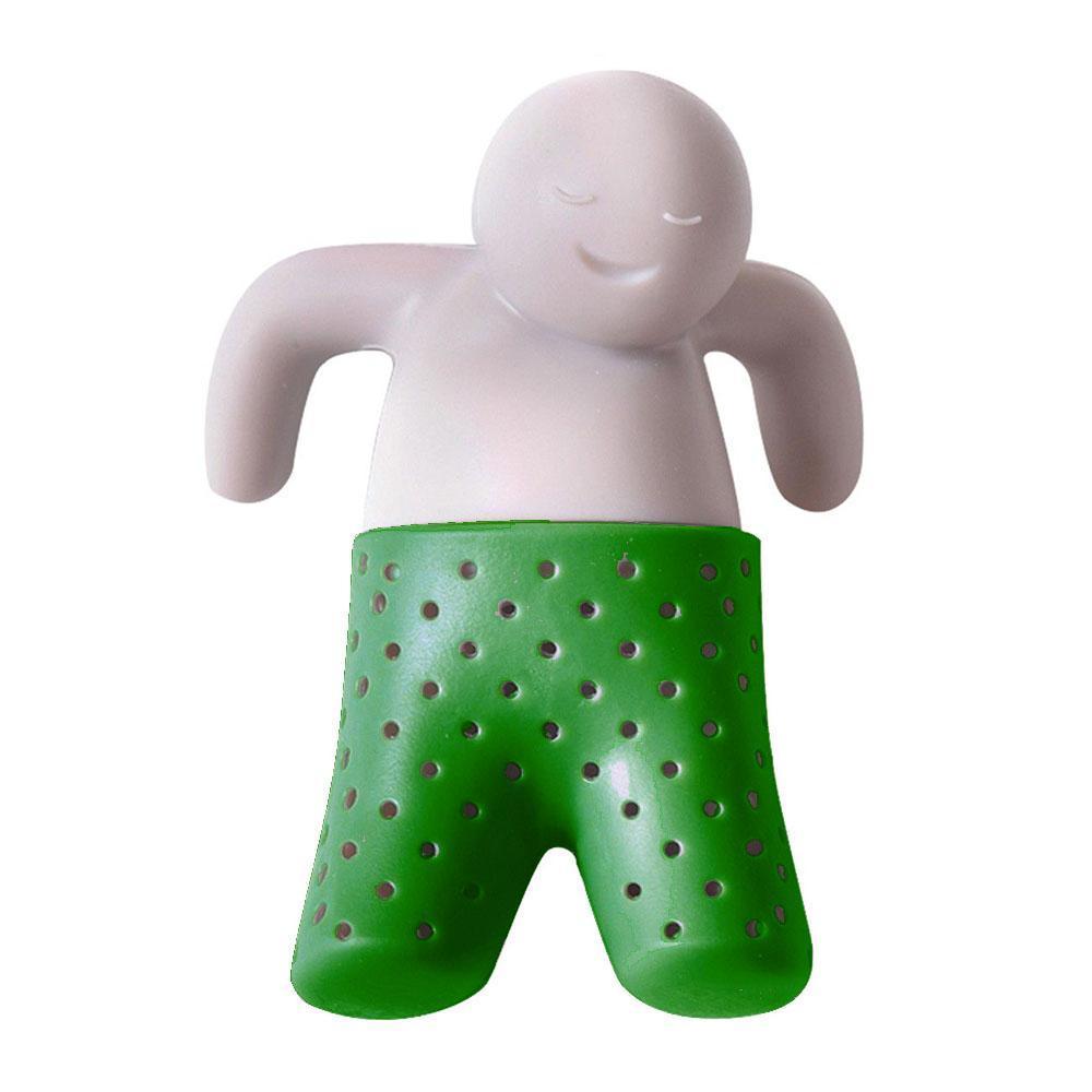 Silicone Little Man Tea Herb Infuser Strainer