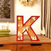 3D Nativity Monogram Ornament With Light