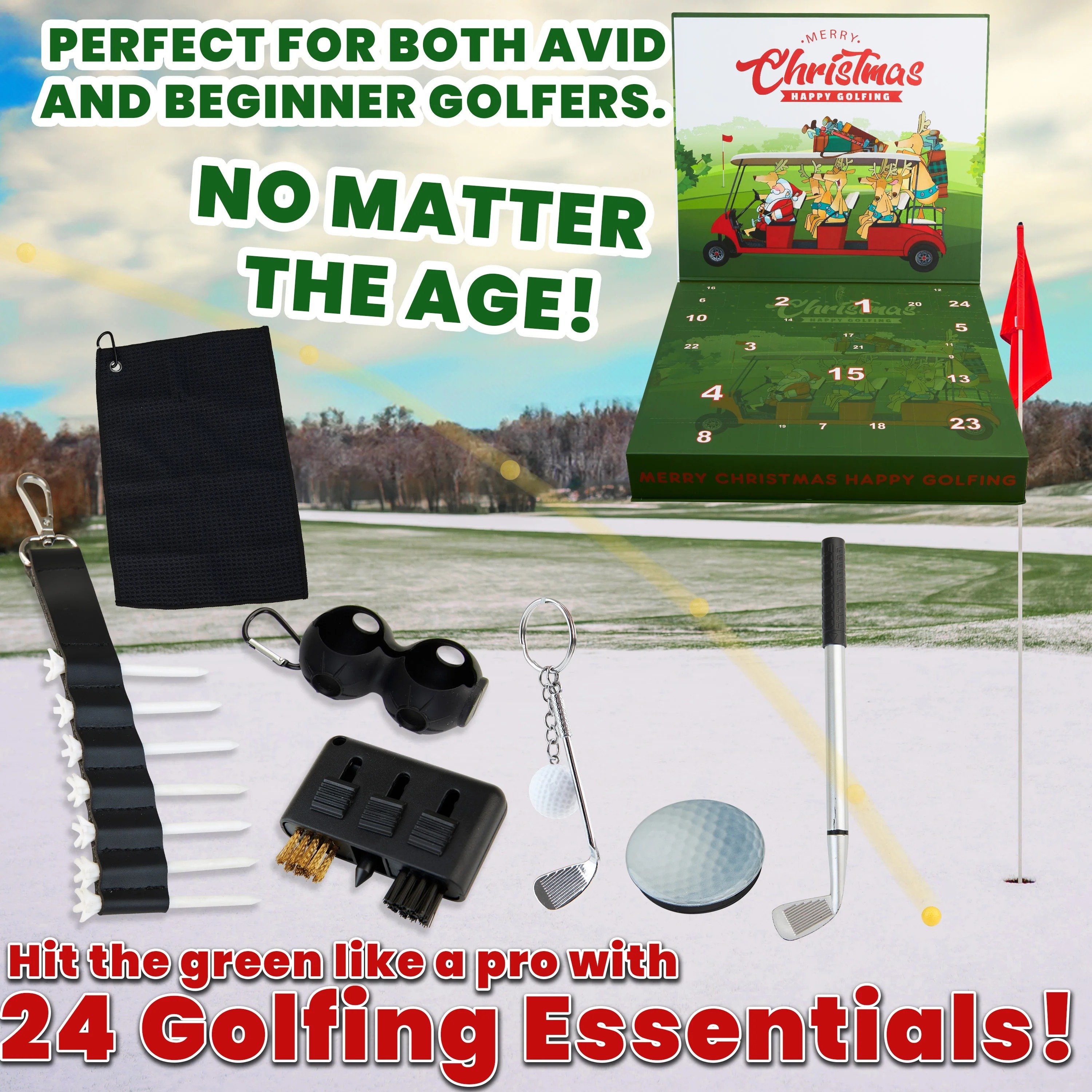 🎄Christmas Gift for Golfers⛳2025 Golf Advent Calendar