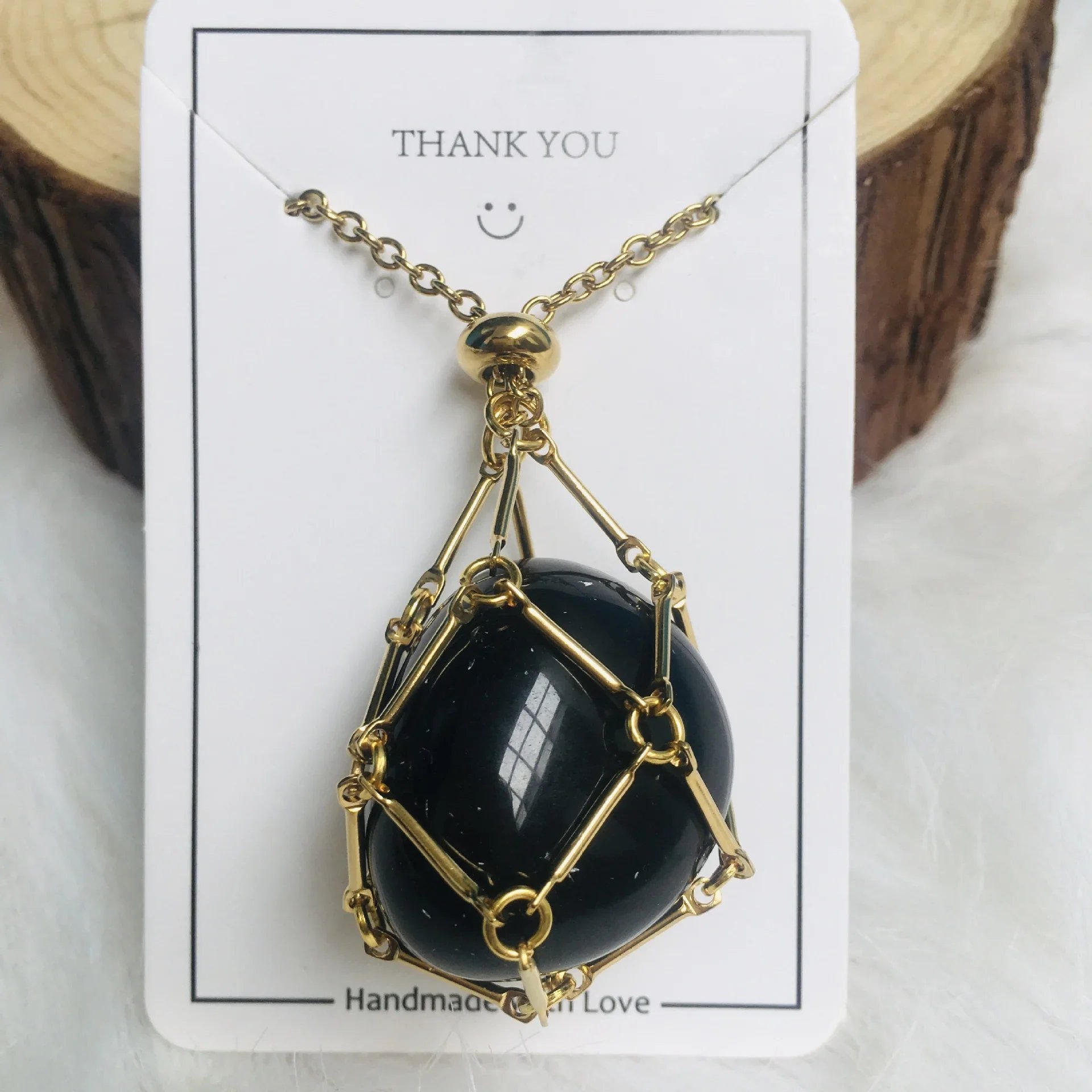 🎁2023 Crystal Stone Holder Necklace - Free (Crystal) Gift Included🎁