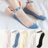 💗Mother's Day Sale 50% OFF💗Daisy Pearl Transparent Socks-BUY 5 GET 5 FREE & FREE SHIPPING