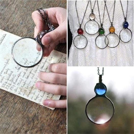 (💗Mother's Day Sale-40% OFF) Magnifying Glass Necklace gift-BUY 2 FREE SHIPPING