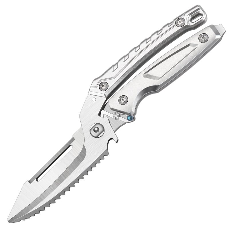 Multifunctional split knife detachable scissors