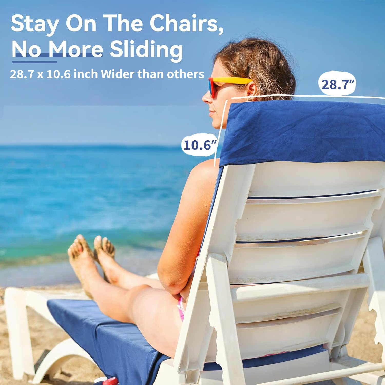 🔥Summer Hot Sale 70% OFF🎁Sun Lounger Towel in Bag with Pockets Storage