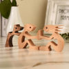 Pet lover Carved wood decor