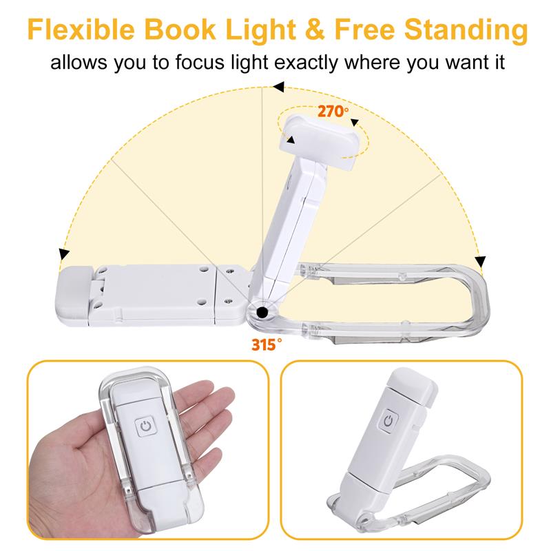 🔥Limited Time Sale 48% OFF🎉Rechargeable Book Light(Buy 2 get 1 free)