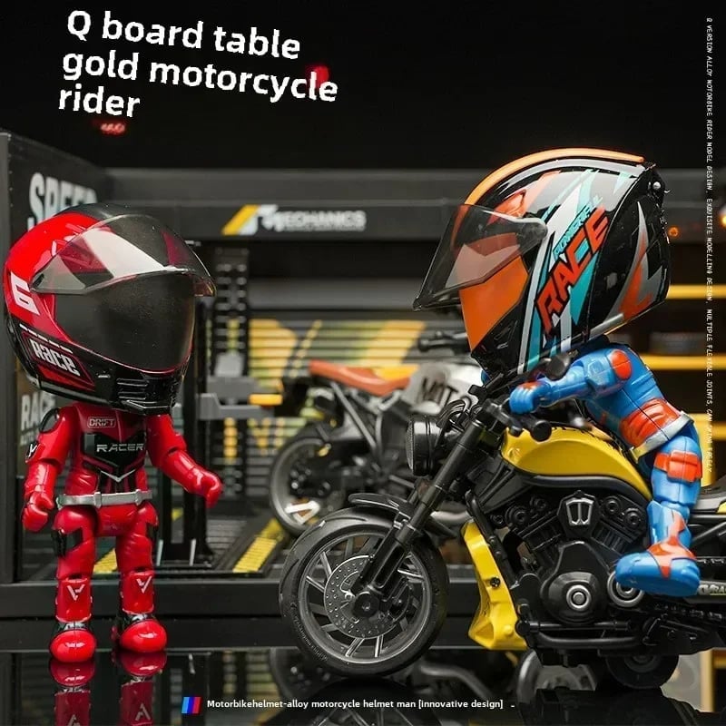 🎁TikTok Last Day Sale - 70% OFF🔥🏍️Motorcycle Rider Model Toy