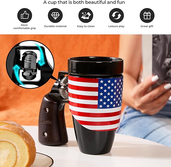 🔥Last Day Promotion 48% OFF-🎁-Revolver Coffee Mug🎅Best Christmas Gift