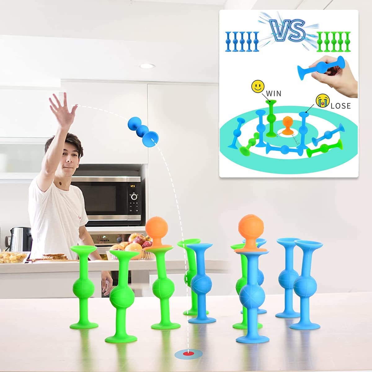 (🌲Christmas Sale- SAVE 48% OFF)Suction Darts Game Set 9pcs(BUY 2 GET 1 FREE now)