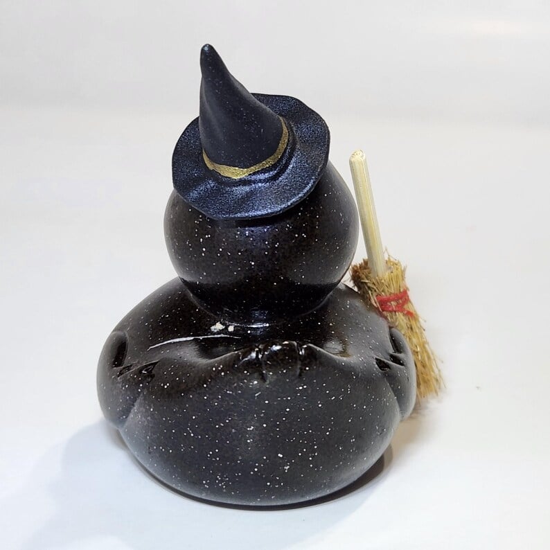 Halloween WITCH Rubber Duck Gift Bedazzled Collectible Cruise