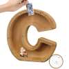 (🔥Last Day Promotion- SAVE 70% OFF)Large Personalized Wooden Alphabet Piggy Bank-Buy 2 Get VIP Shipping