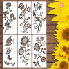 🔥Last Day 50% OFF🏡Garden Fence Large Flower Stencils🌻DIY Decoration