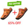 🔥Summer Hot Sale-Large Size Soft Leather Men's Breathable Outdoor Sandals-Buy 2 Get 65% Off + Free Shipping