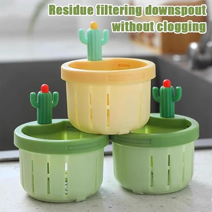 🔥Last Day Promotion - 60% OFF🎁Cactus Kitchen Sink Drain Strainer