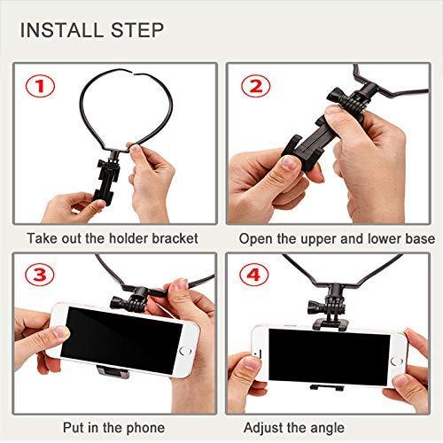 Hands Free Phone Mount Wearable Smartphone Holder