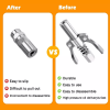🍂TikTok Fall Mega Sale🎉Double Handle High Pressure Quick Release Grease Coupler