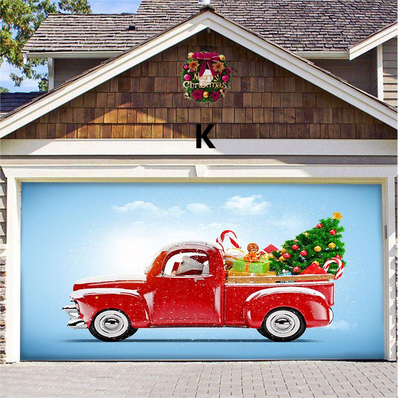 (🎄CHRISTMAS SALE NOW-48% OFF) Christmas 2023 Garage Door Decoration-Buy 2 Free Shipping