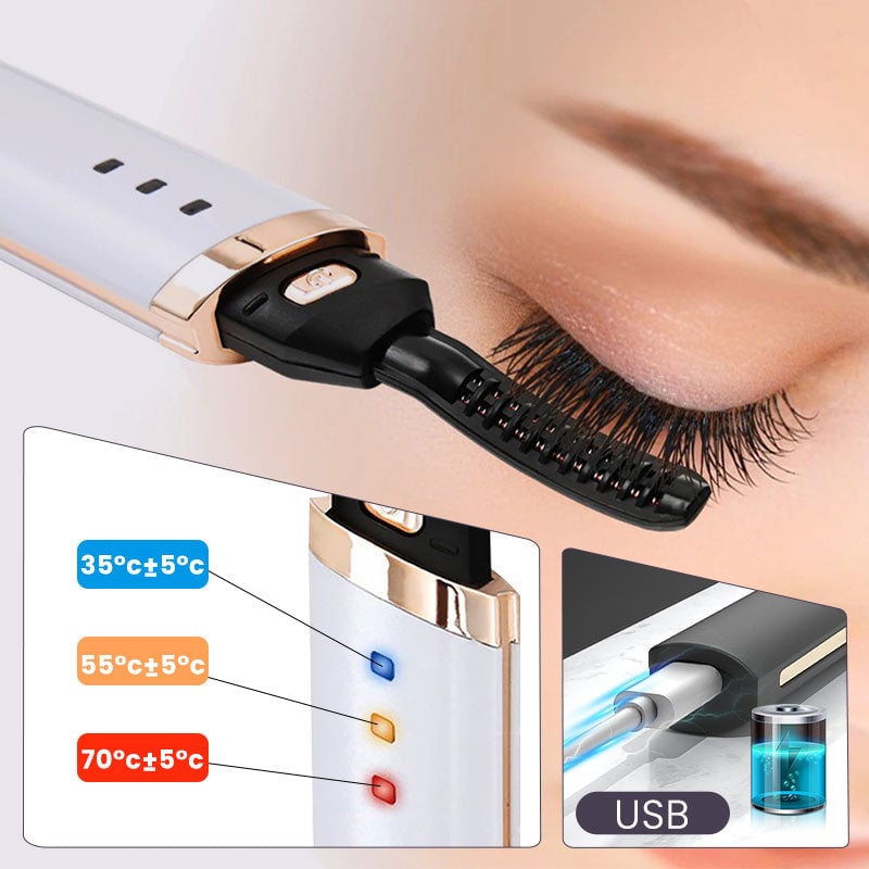 💝2024 Valentine's Day Hot Sale -50% OFF🎁Portable electric eyelash curling