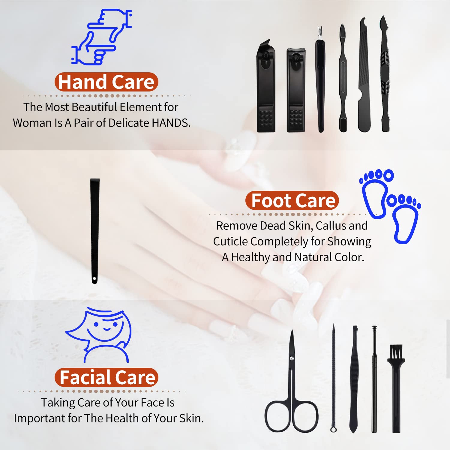 (🔥Last Day Promotion- SAVE 48% OFF)12 in 1 Manicure Set(BUY 2 GET 1 FREE NOW)