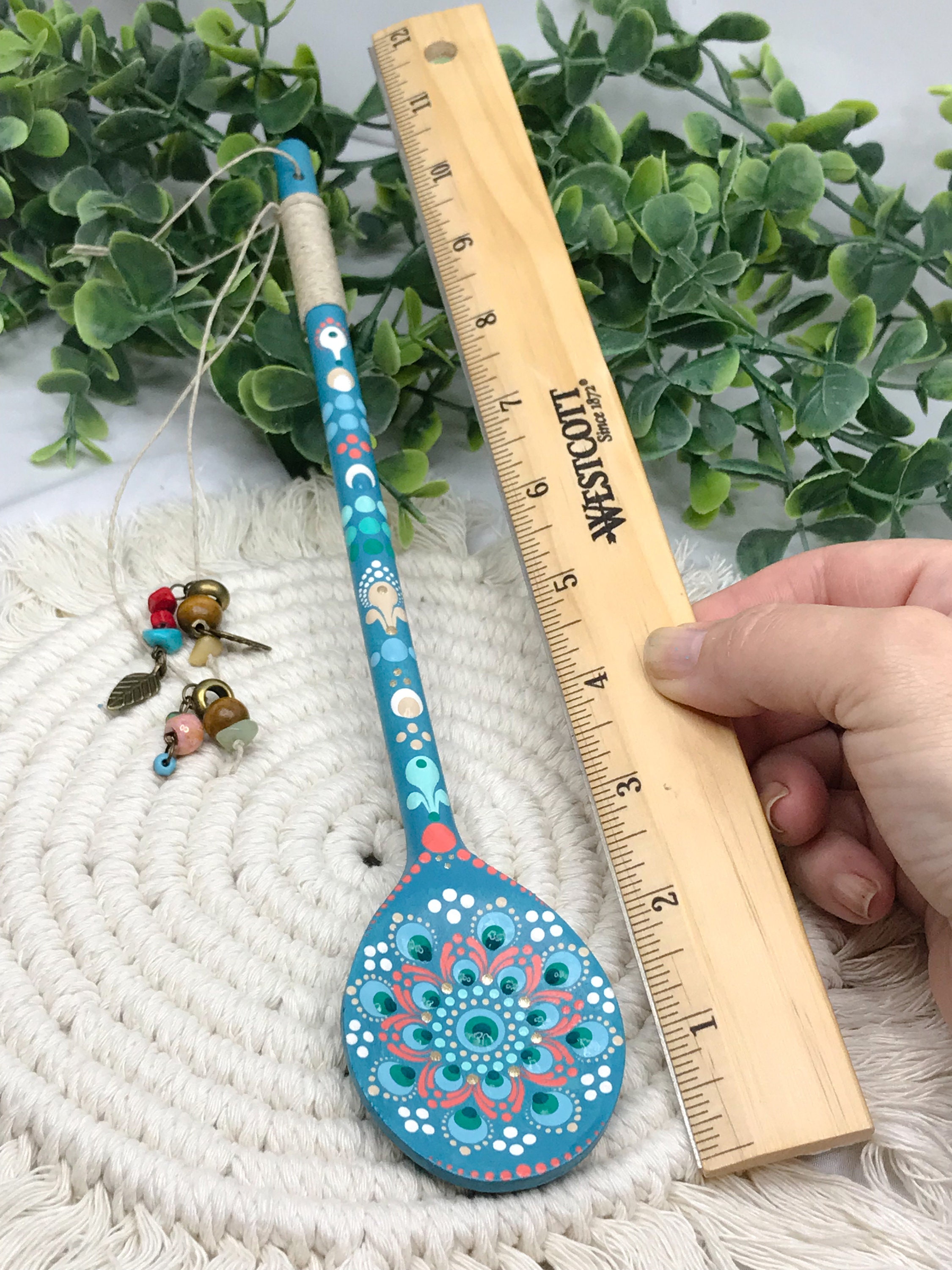 (🎄Early Christmas Sale - 49% OFF)🔥Colorful Hand Painted Wooden Spoon