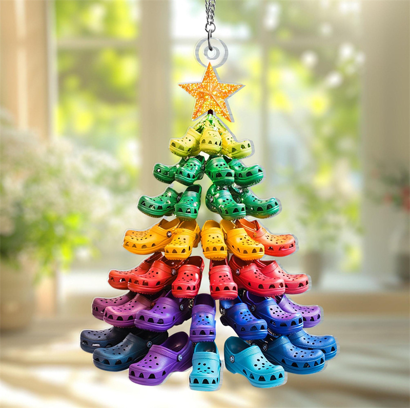 🎄Crocs Stack Tree Ornament✨