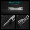 EDC Pocket Utility Knife with 10 Pcs of No. 24 Replaceable Blades