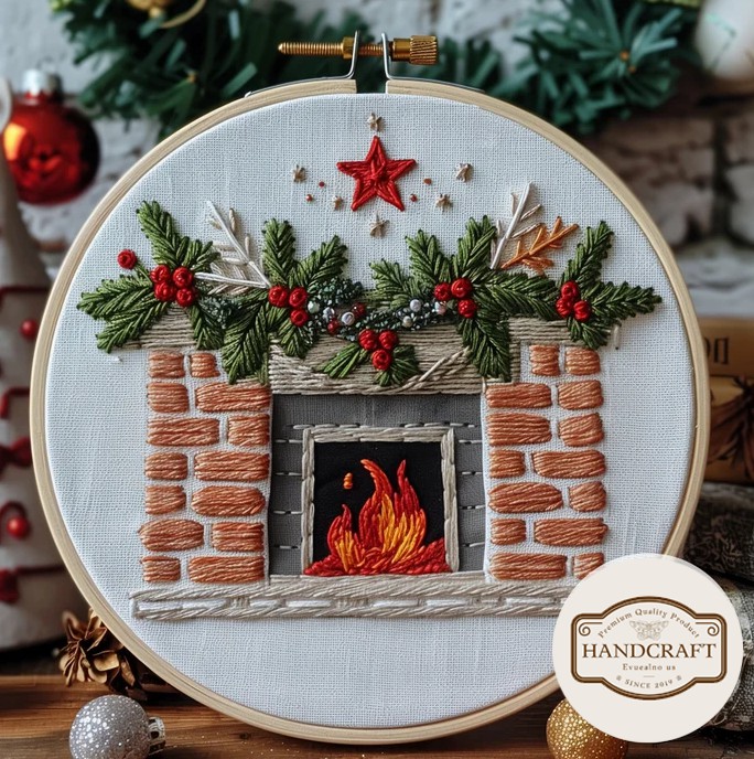 🔥Hot Sale 49% OFF🔥2024 NEW Christmas Embroidery KIT 👉[Even children can complete it easily]