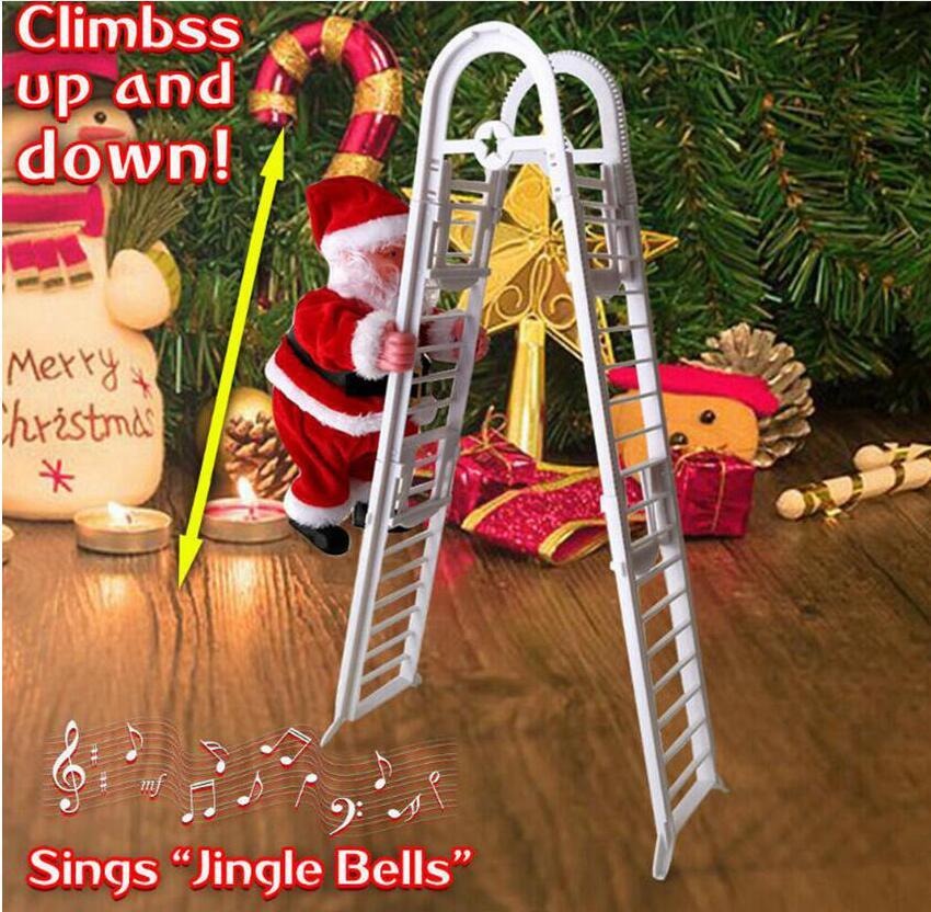 (🎄Christmas Hot Sale 48% OFF)Limited Edition Electric Climbing Santa(👍Buy 2 Free shipping)