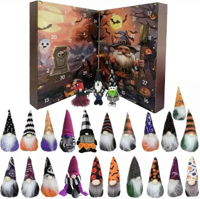 🍂TikTok Fall Mega Sale - 70% OFF🎉🎃 Spooky Handmade Gnomes Countdown Calendar 2025 - Early Access 👻