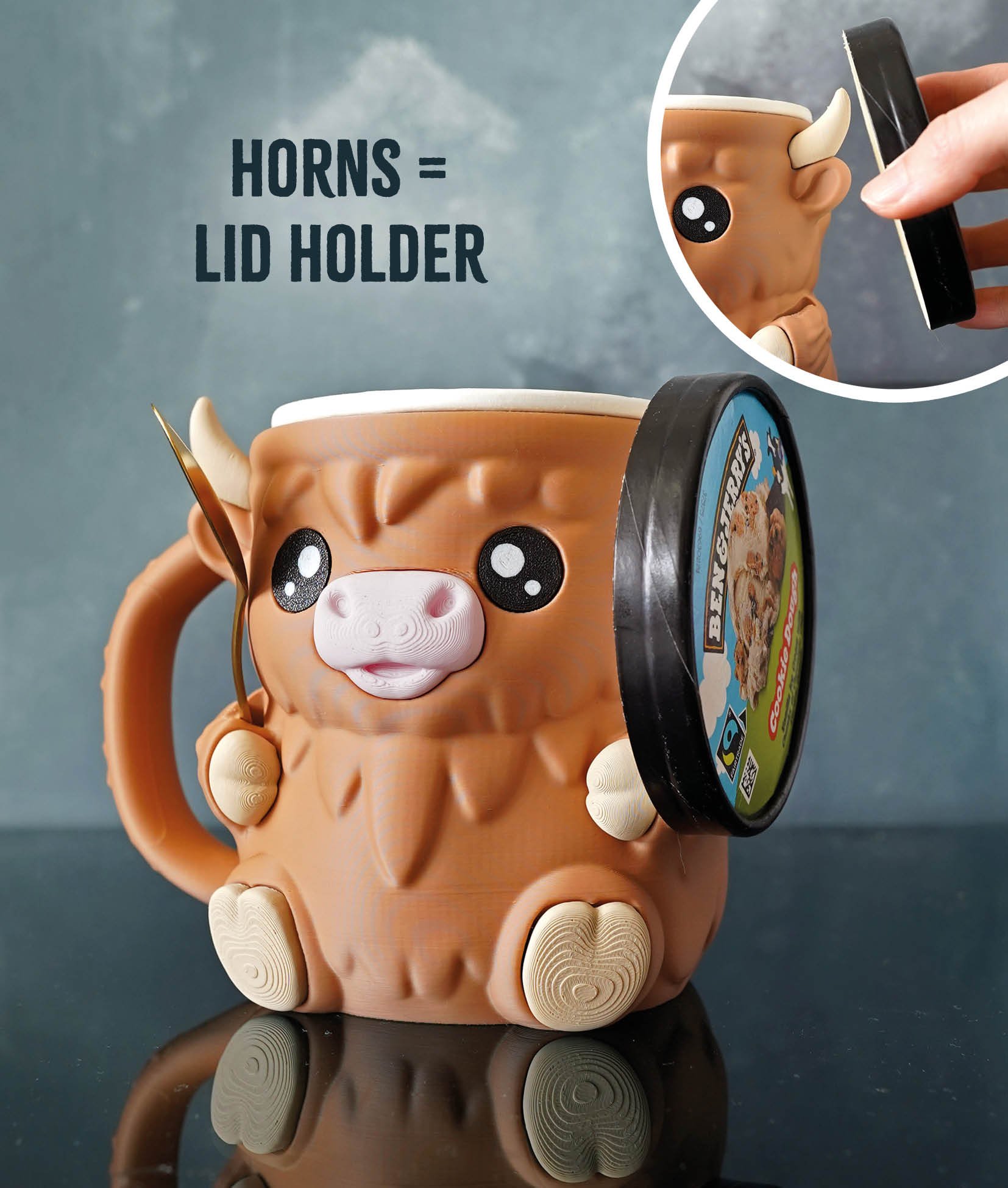 🎁TikTok Last Day Sale - 70% OFF✨Cow Ice Cream Cup