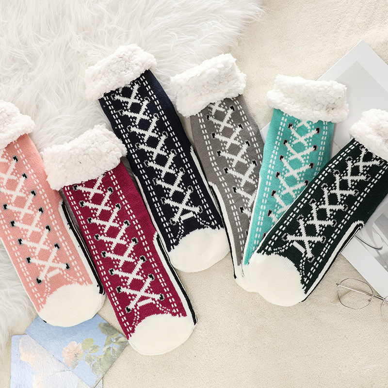 🎄Puff Pup Socks-🥰Non-Slip Socks Cozy Thick Fuzzy Socks