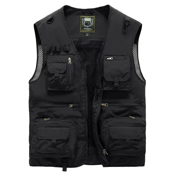 🎁2024 New Year Hot Sale 50% OFF🎁 Breathable Mesh Zip Cargo Vest