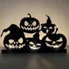 Funny Shadow Stand - Halloween Metal Candle Holder