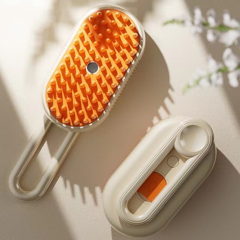 🔥Last Day Promotion 70% OFF🔥3 in 1 Pet Steam Brush - Buy 1 Get 1 Free