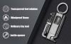 Portable Keychain Lighter-Adjustable Windproof Flame