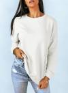 Dokotoo Women's Casual Crew Neck Sweatshirt Loose Soft Long Sleeve Pullover Tops