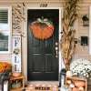 🔥Last Day 48% OFF 🍁 Farmhouse Pumpkin Wreath For Front Door