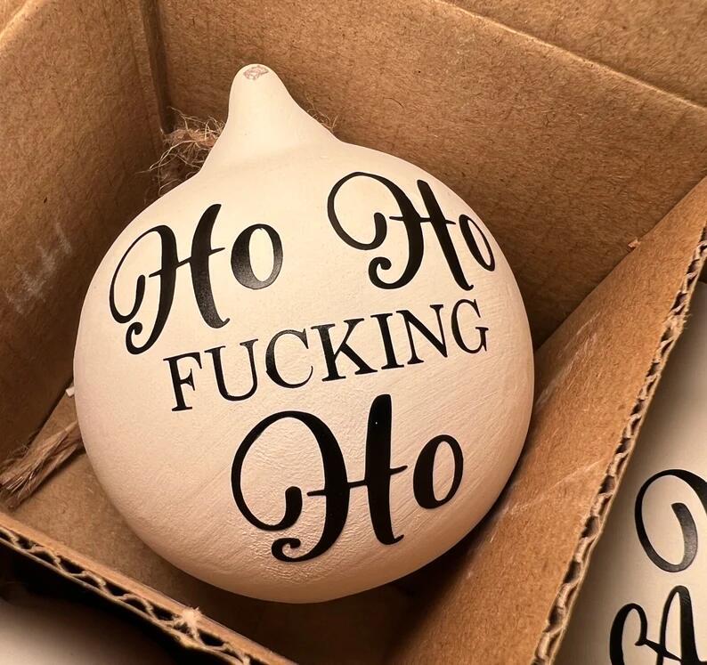 🎄 Early Christmas Sale 🎁Christmas Funny Offensive Bauble-Rude Baubles